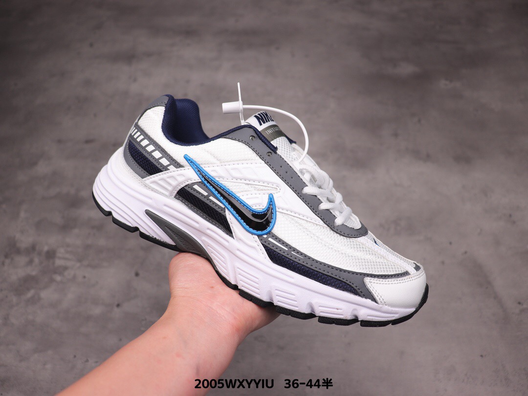 2020 Men Nike Initiator Running Shoes White Grey Black Blue